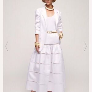 Luisa Spagnoli fashion show Lilia linen skirt medium